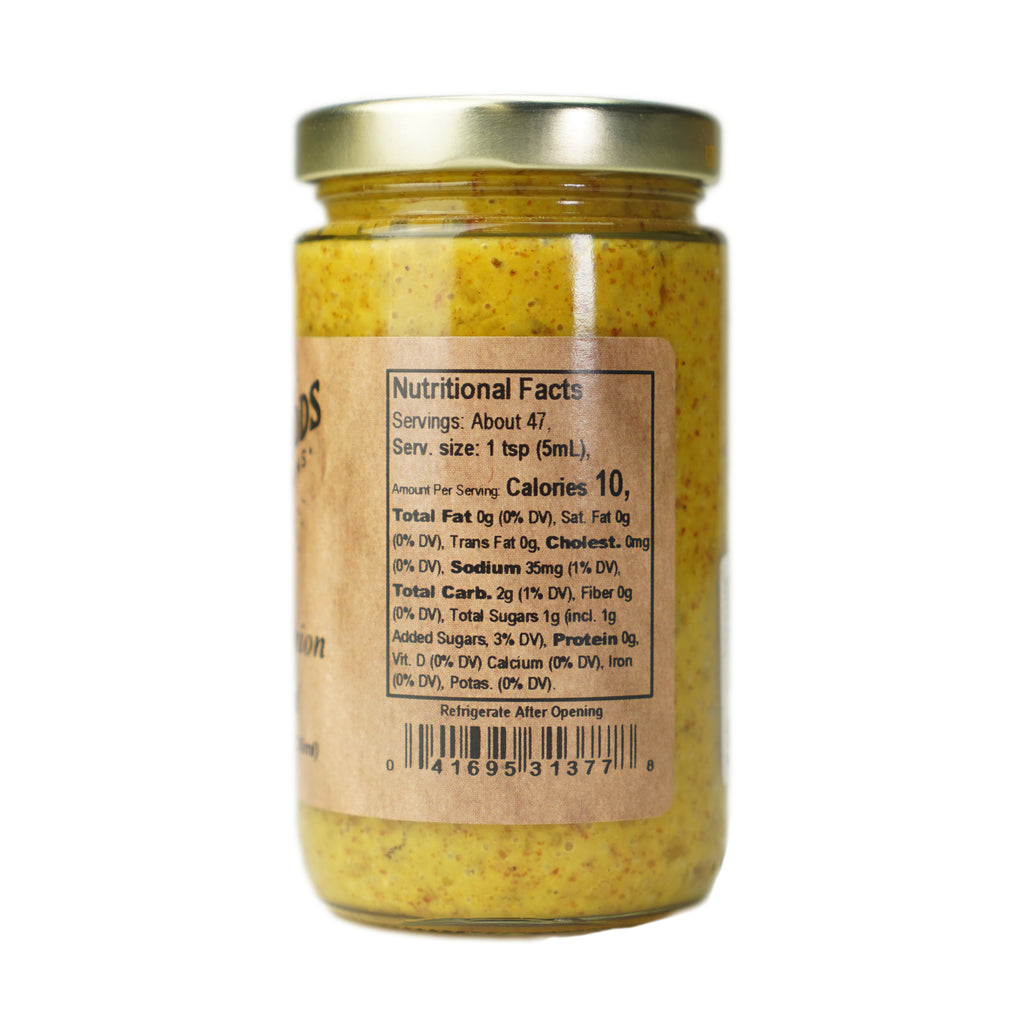 Backwoods Provisions Vidalia Onion Mustard 8 oz