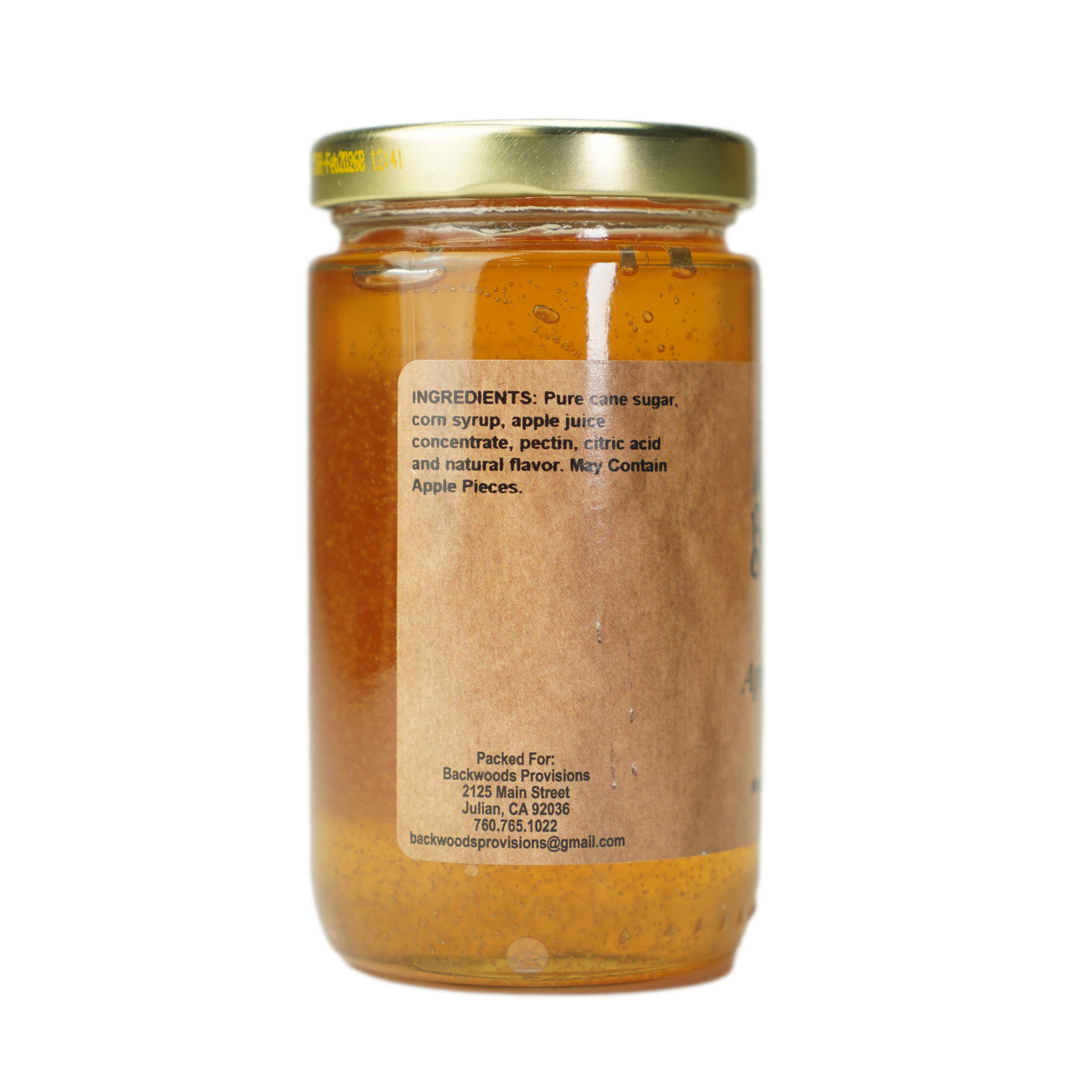 Backwoods Provisions Apple Cinnamon Jelly 10.5 oz