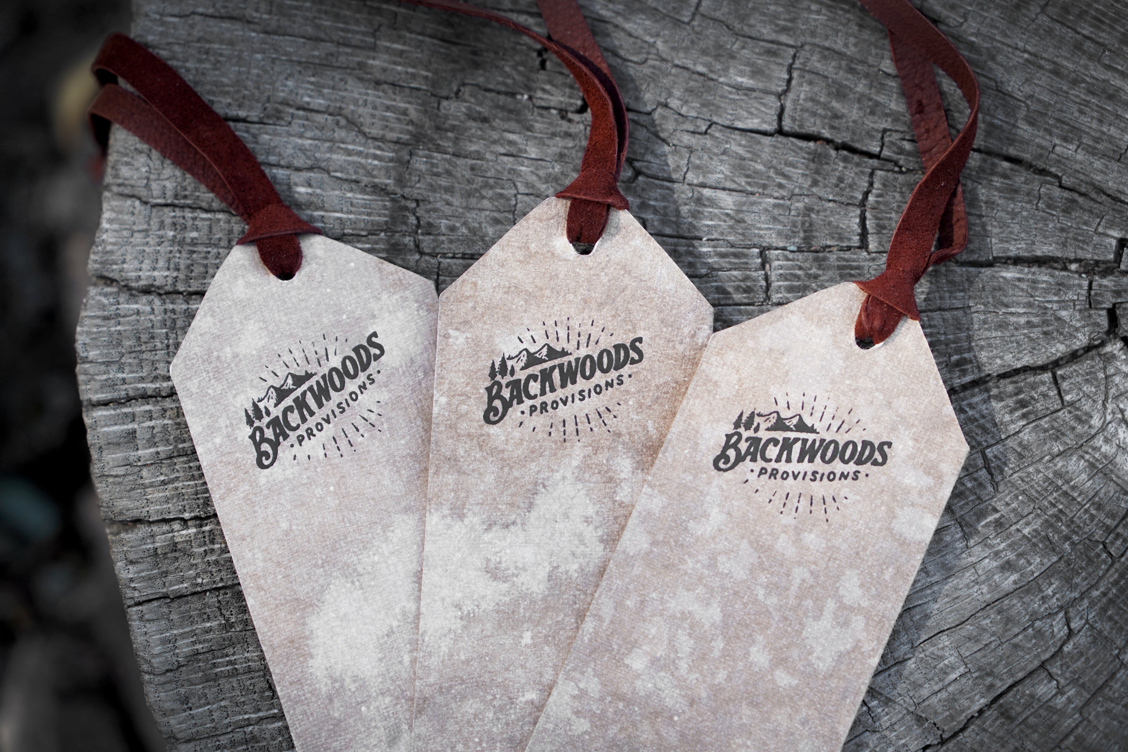 Backwoods Provisions Antique Paper Rateable Bookmarks - Set of 3