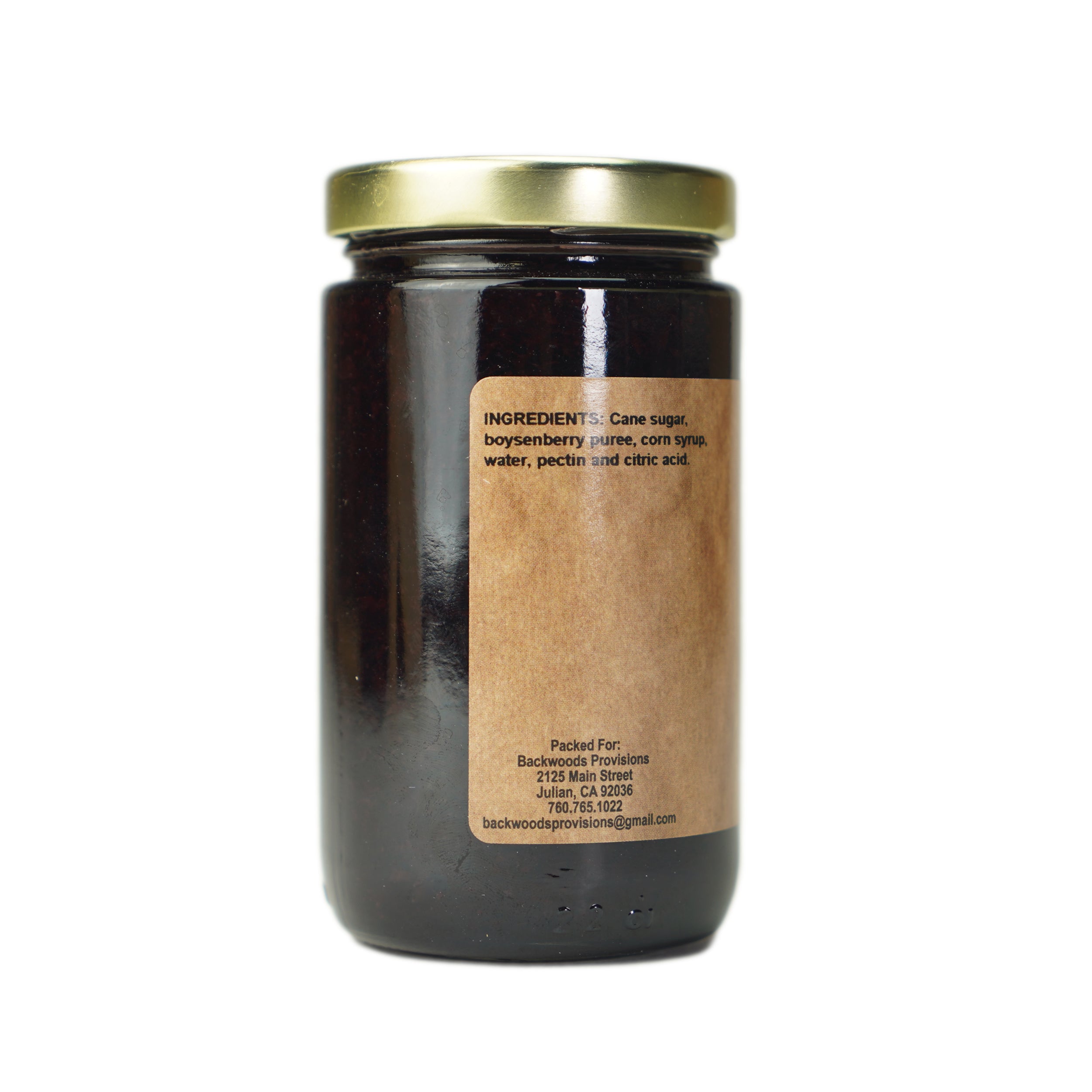 Backwoods Provisions Boysenberry Jam 10.5 oz