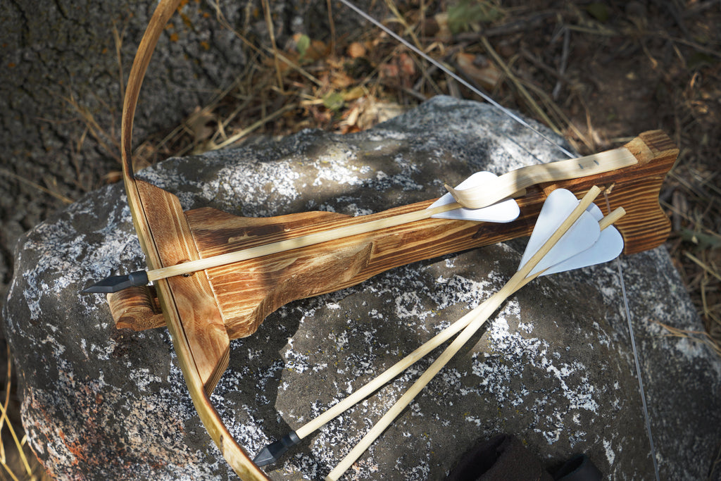Toy Crossbow with Bolts & Felt Quiver