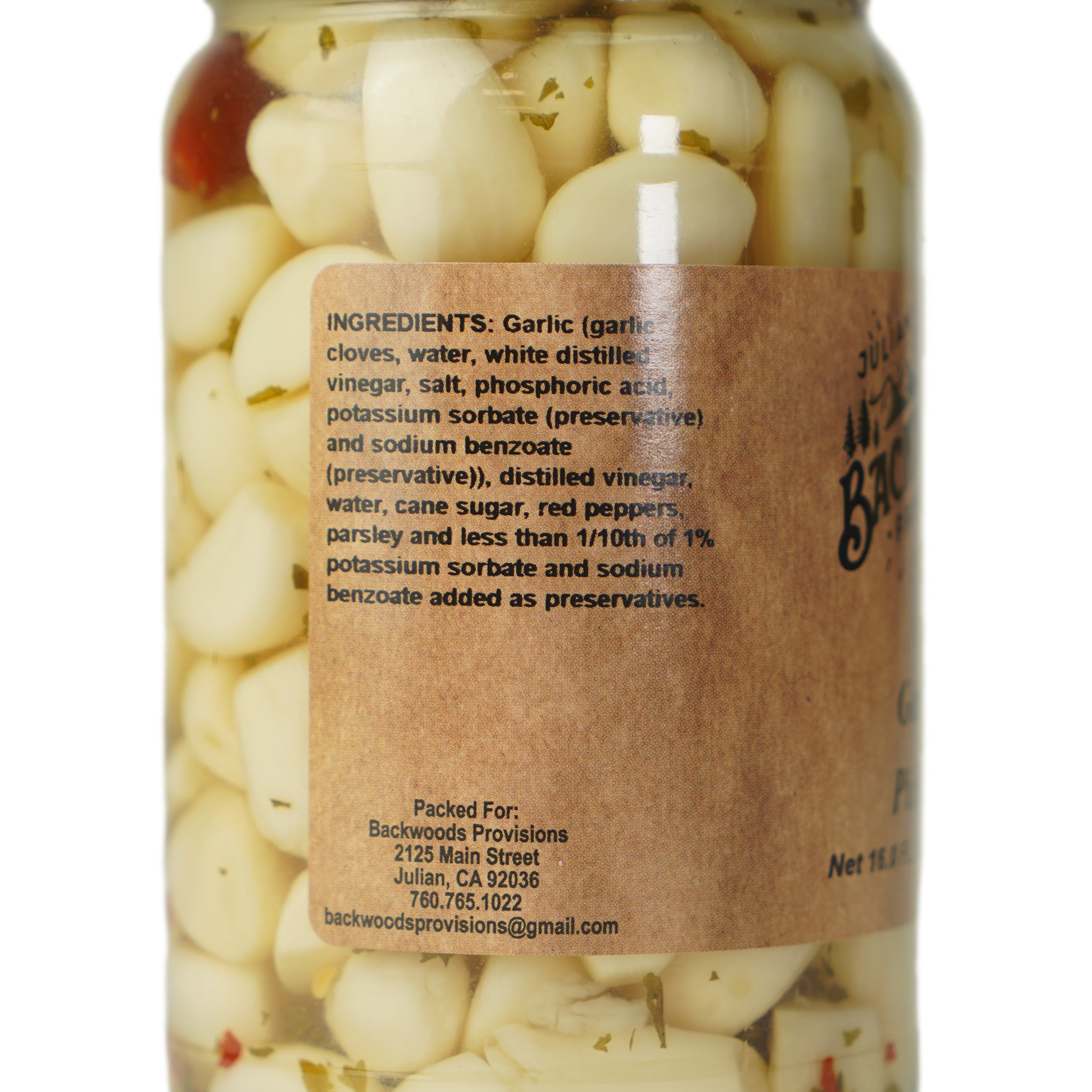 Backwoods Provisions Garlic Pickle 16 oz