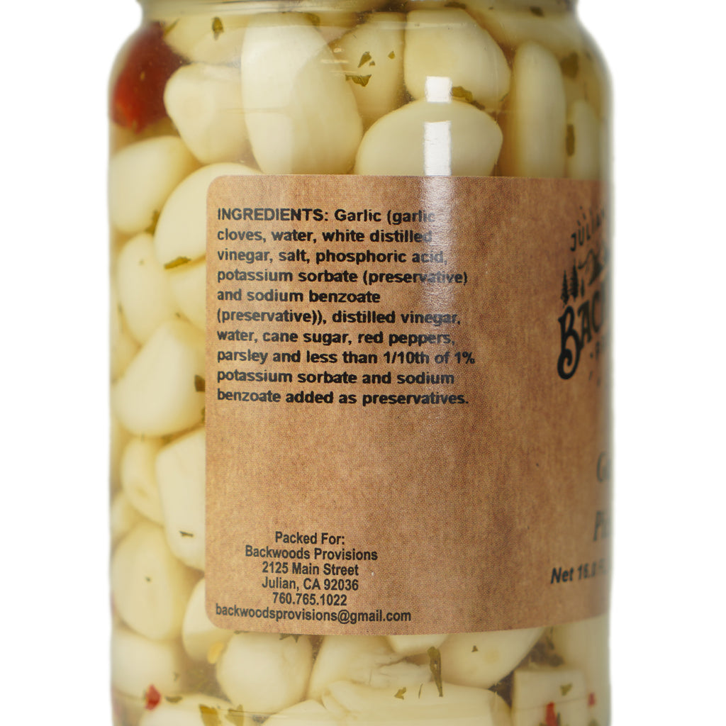 Backwoods Provisions Garlic Pickle 16 oz