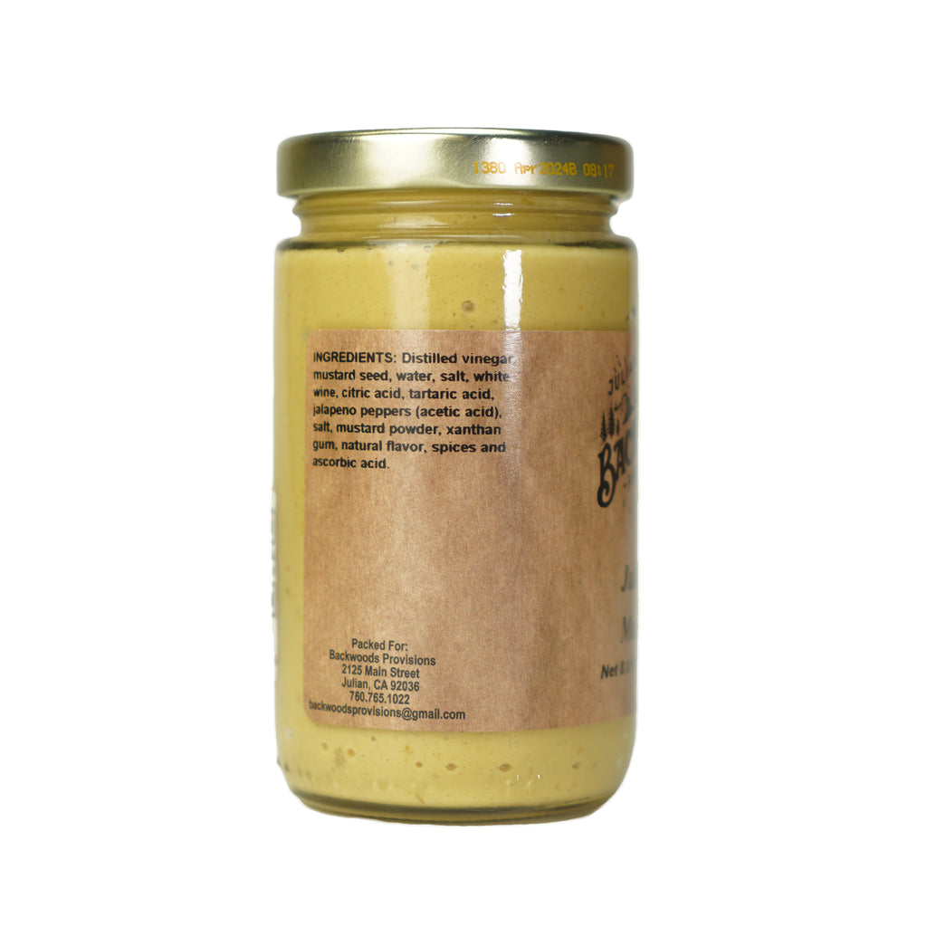 Backwoods Provisions Jalapeño Mustard 8 oz