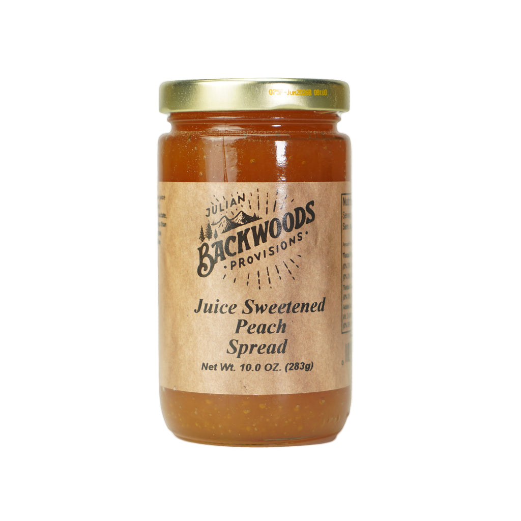 Backwoods Provisions Juice Sweetened Peach Spread 10 oz