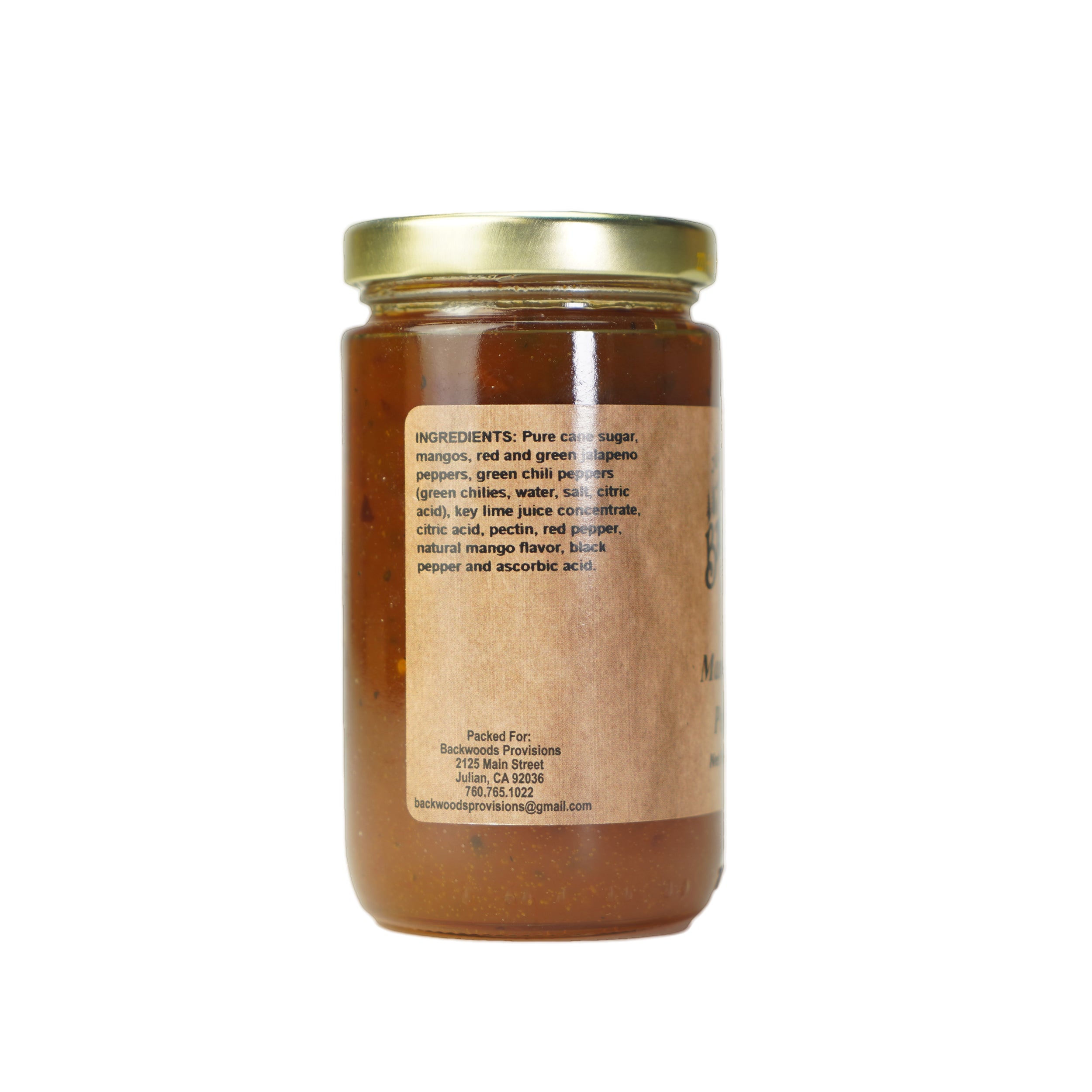 Backwoods Provisions Mango Jalapeño Pepper Jam 10.5 oz