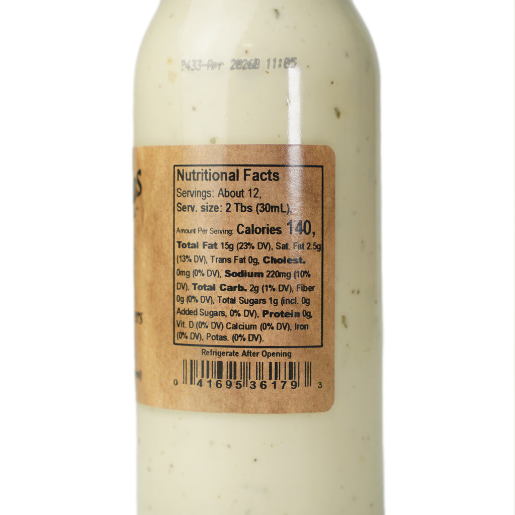 Backwoods Provisions Ranch Lovers Dressing 12 oz