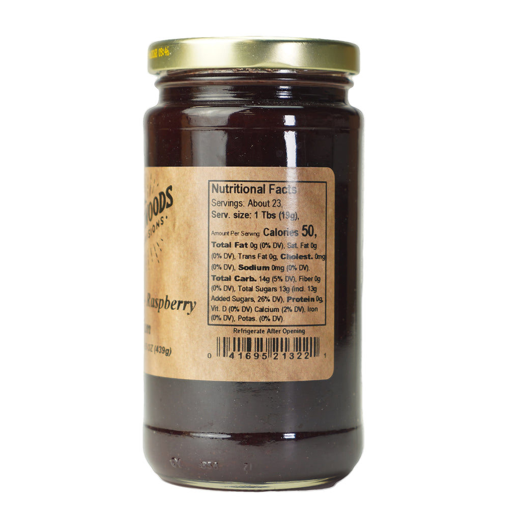 Backwoods Provisions Rhubarb Raspberry Jam 15.5 oz