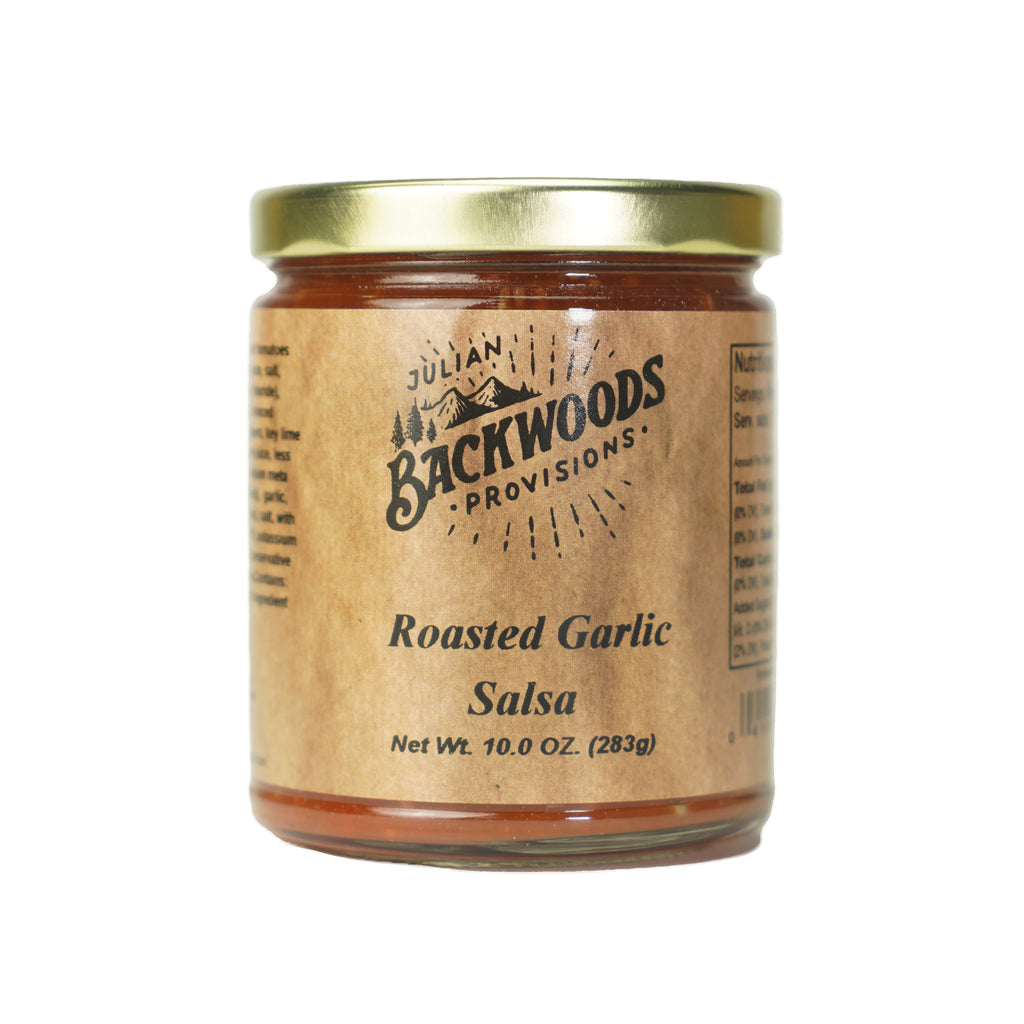 Backwoods Provisions Roasted Garlic Salsa 10 oz